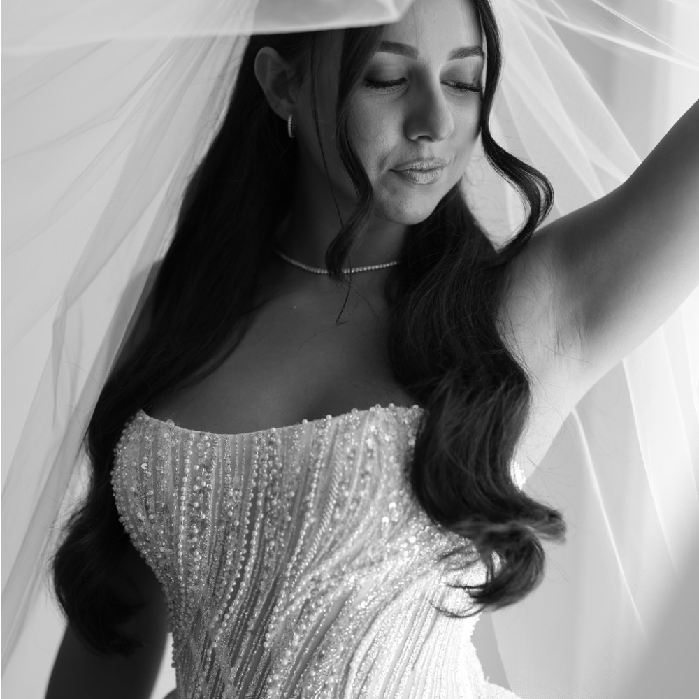 MillaNova Elegant White Wedding Dress